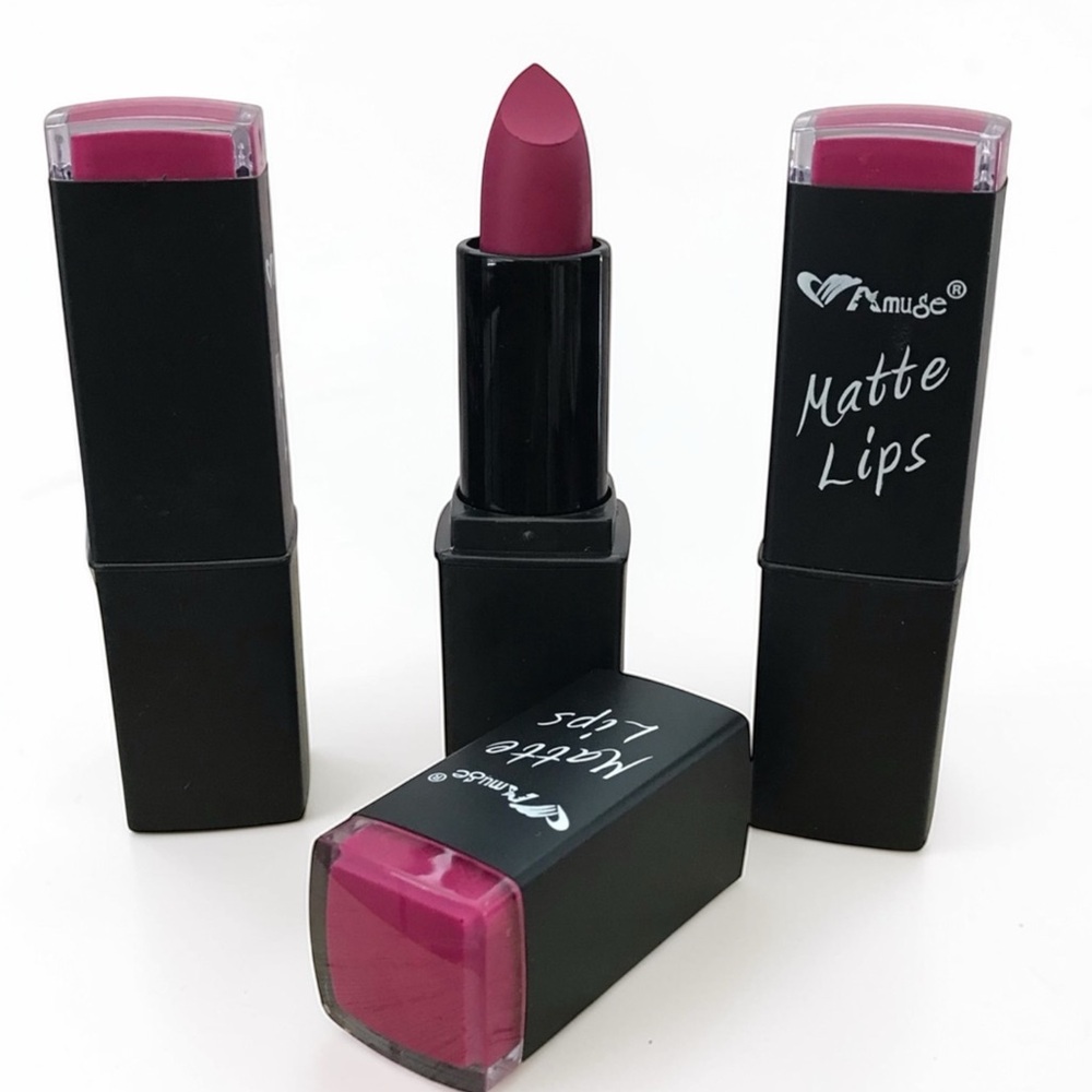 🆕3pcs Amuse Matte Lips Lipstick